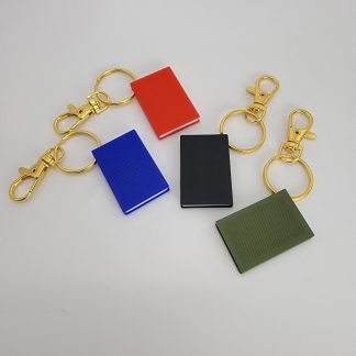 Colored Book Keychain