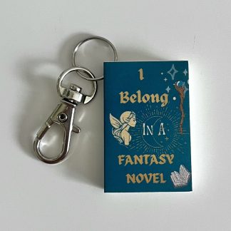 Mini Book Keychain - I Belong in a Fantasy Novel