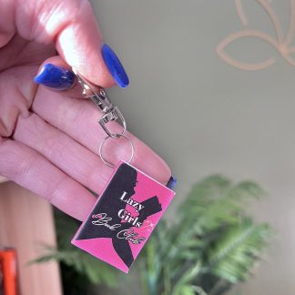 Mini Book Keychain - Lazy Girls Book Club - Sexy