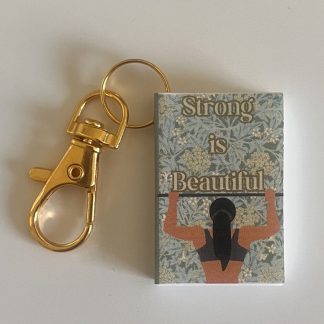 Mini Fitness Keychain - Strong is Beautiful