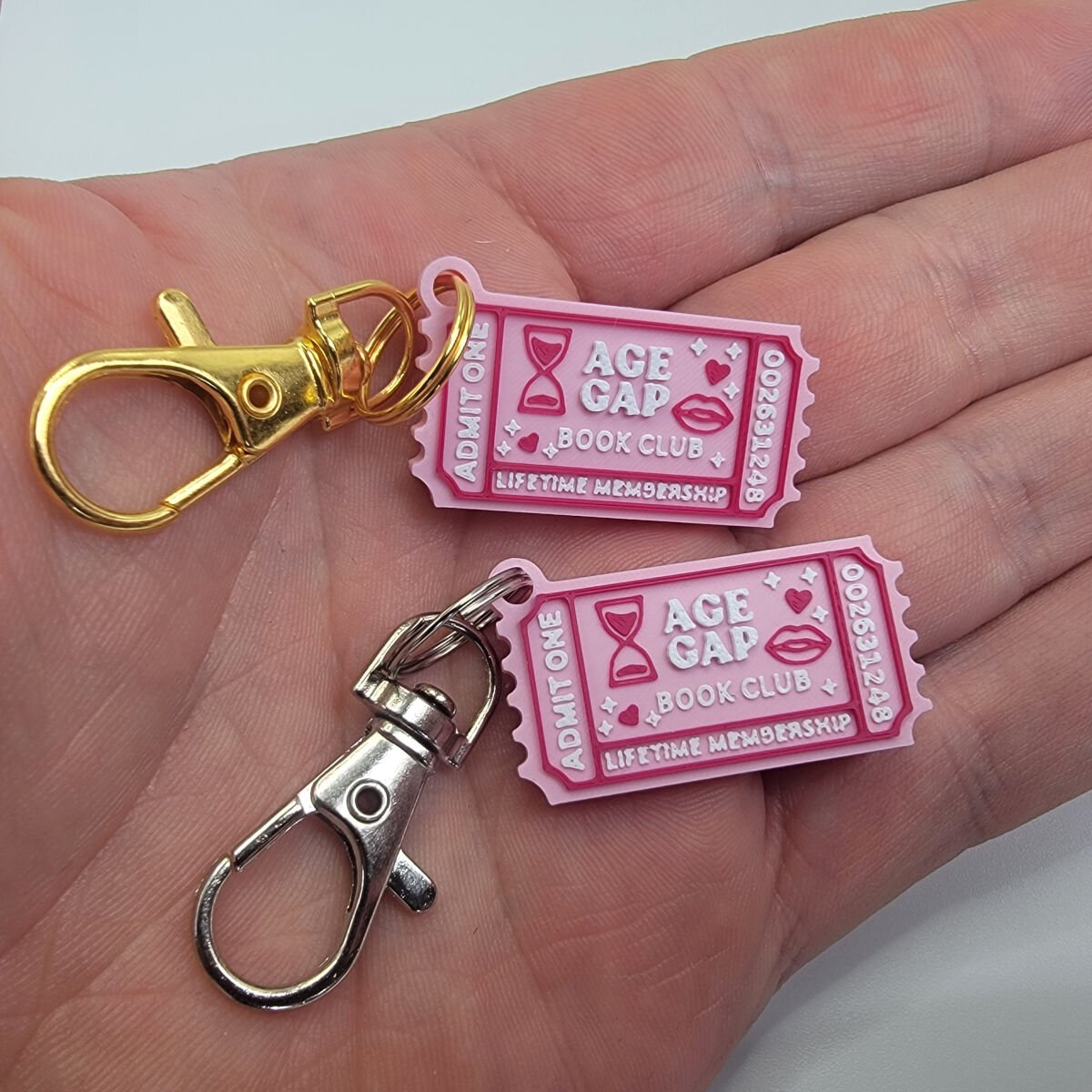 Keychain - Age Gap Book Club Ticket - Image 2