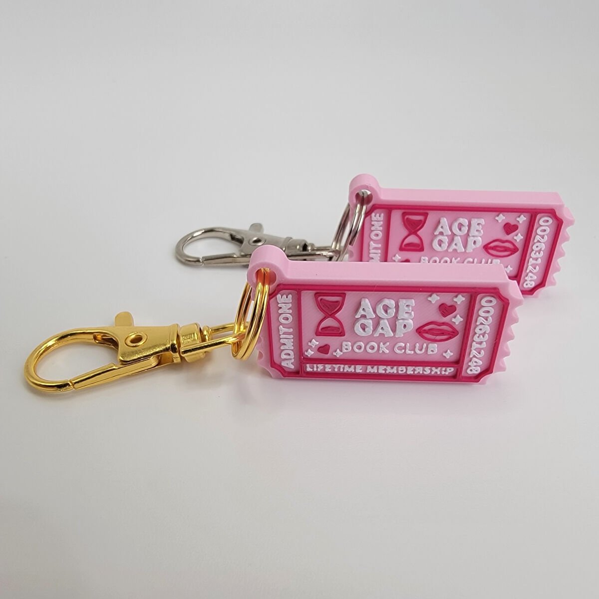 Keychain - Age Gap Book Club Ticket