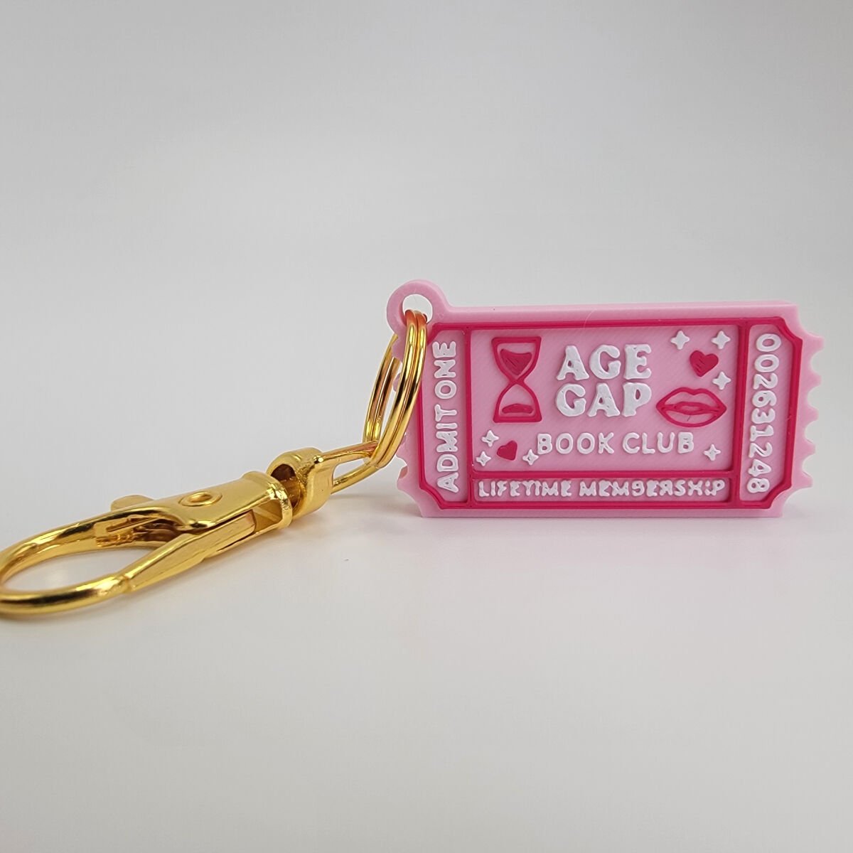 Keychain - Age Gap Book Club Ticket - Image 3